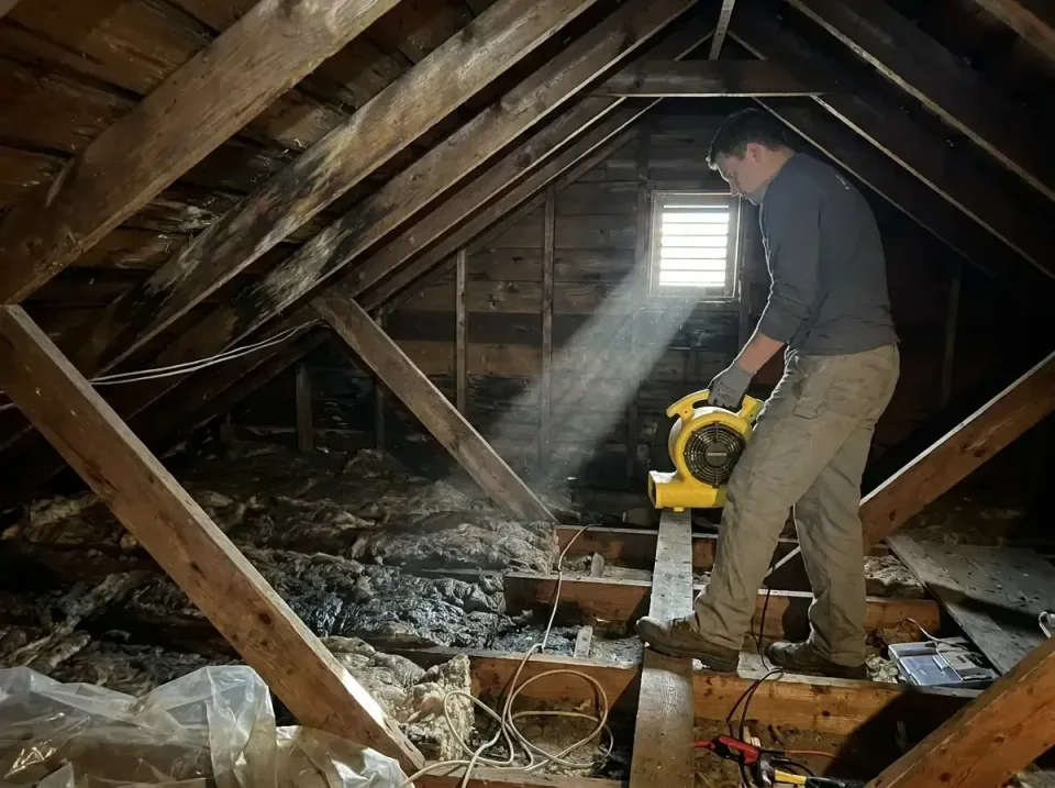 attic-water-damage-drying-proc-007 — frequently asked questions, Emergency Water Extraction & 24/7 Flood Response in Stigler…